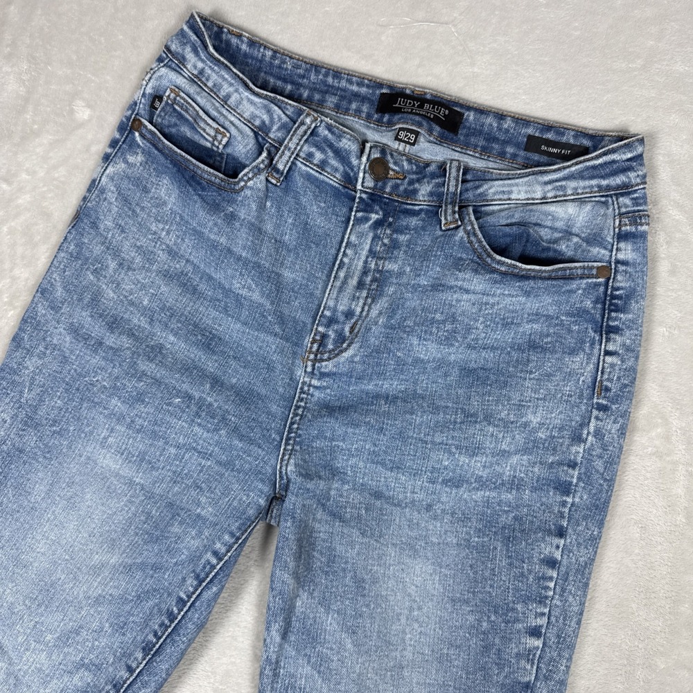 Judy Blue Skinny Fit Stretch Denim Size 9 (29X27) Stonewash